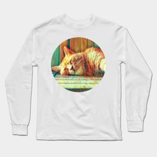 Chubby floppy cat Long Sleeve T-Shirt